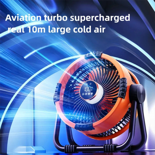 Multifunctional Outdoor Camping Fan Light Rechargeable Ceiling Fan with 3-speed Night Light and Power Bank Portable Fan Peaceful Pleasures Health and Wellness