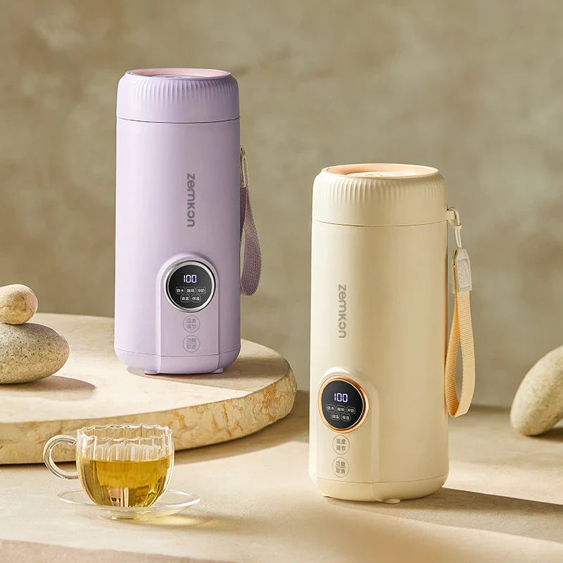 URGGU 550ml Portable Electric Kettle | Temp Control & Auto Shut-Off