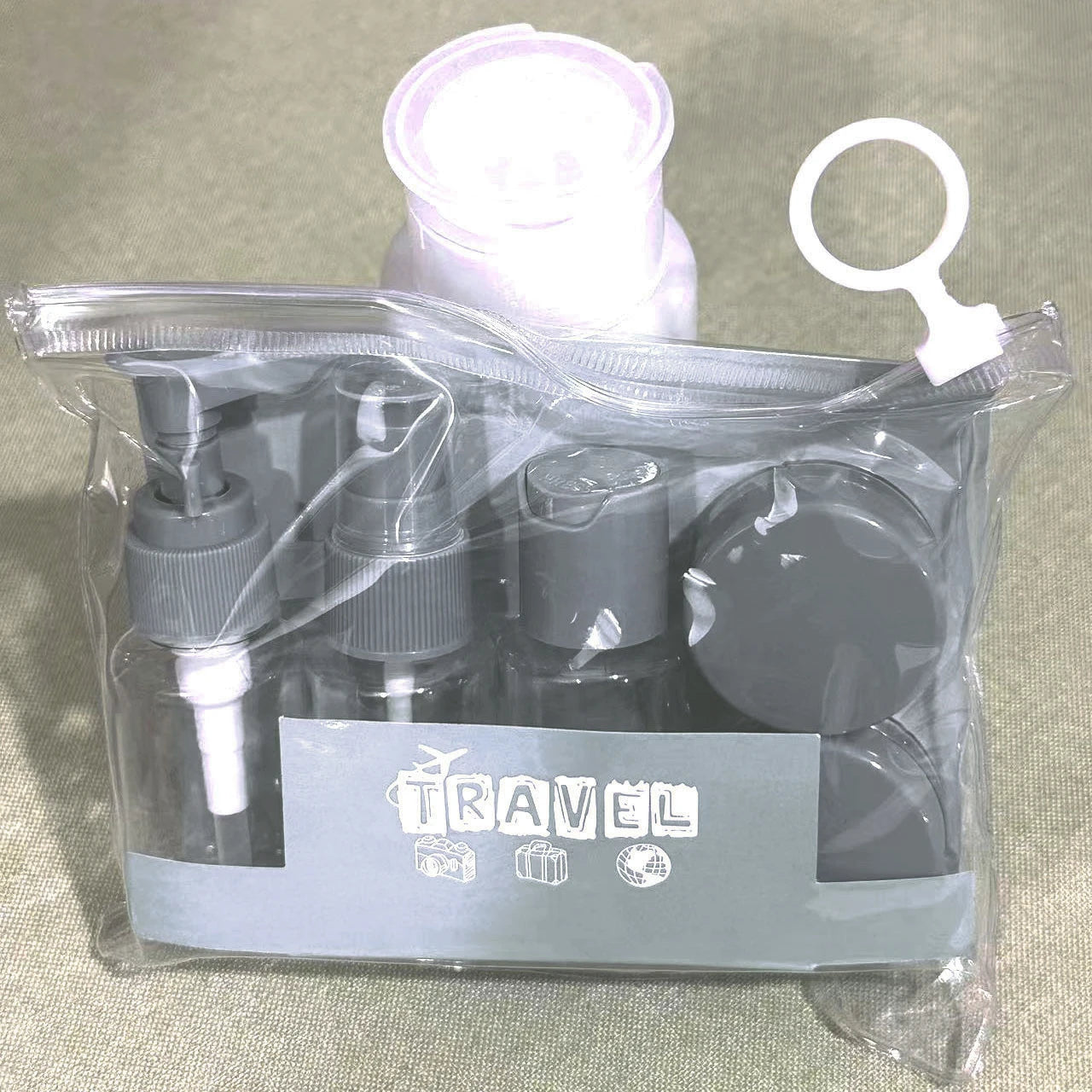 6-Piece Leak-Proof Refillable Travel Bottles for Toiletries