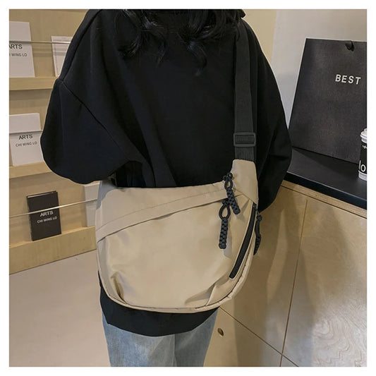New Style Classy Fashion Single Shoulder Bag Large Capacity Commuting Crossbody Bag Thoughtful Gift for Office Workers Peaceful Pleasures Health and Wellness