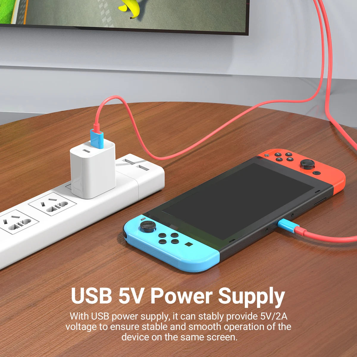 USB-C to HDMI 4K Cable | iPhone, MacBook, Switch & Steam Deck