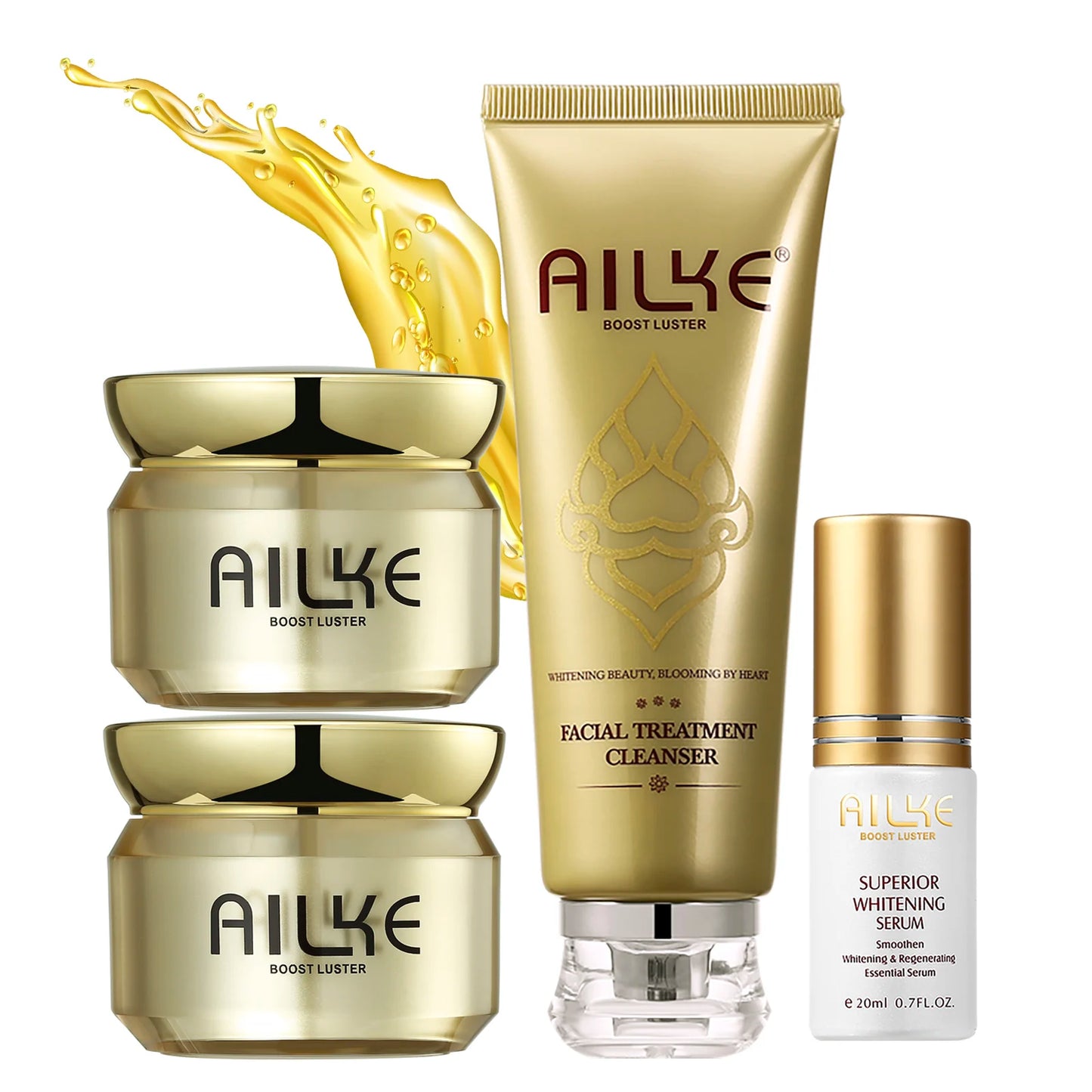 AILKE Glutathione & Niacinamide Whitening Face Care Set | All Skin