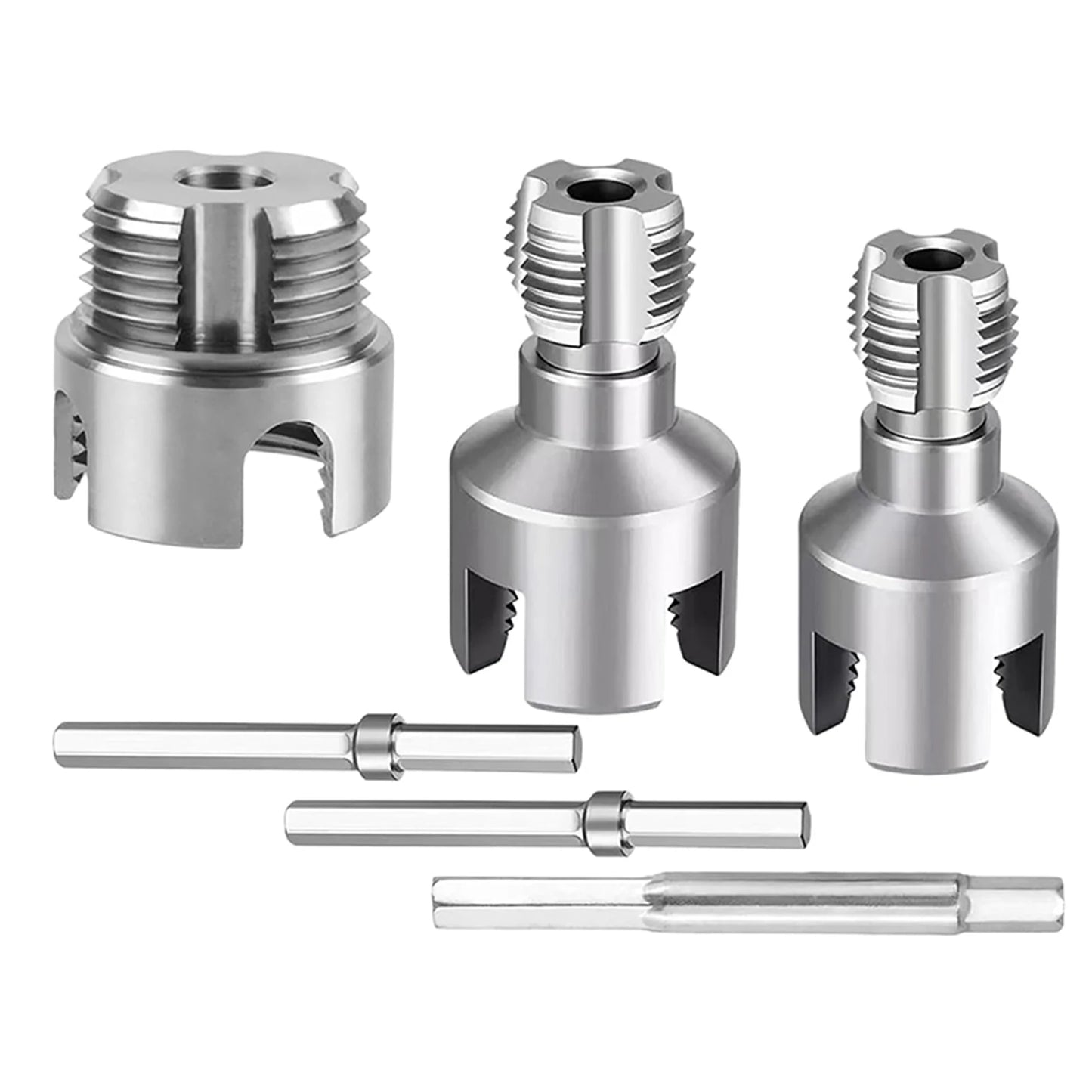 PVC Pipe Thread Cutting Tool 1/2in 3/4in 1in Dual-Function PPR Water Pipe Opener Tap for Plumbing Projects and Home Repairs Peaceful Pleasures Health and Wellness DN25 DN15 DN20
