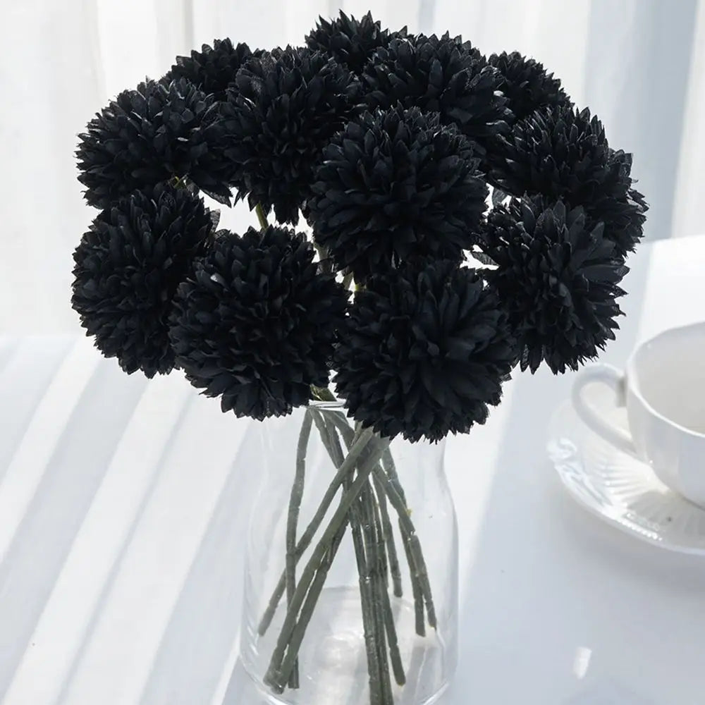 Silk Artificial Dandelion Flowers | Wedding & Home Décor Bouquet