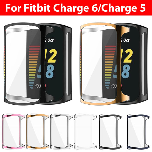 TPU Case & Screen Protector for Fitbit Charge 5 & Charge 6
