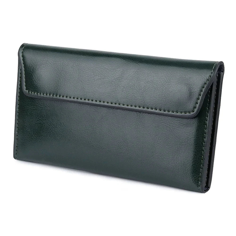 Saint.Bos Women's Genuine Leather Long Wallet | Large Capacity