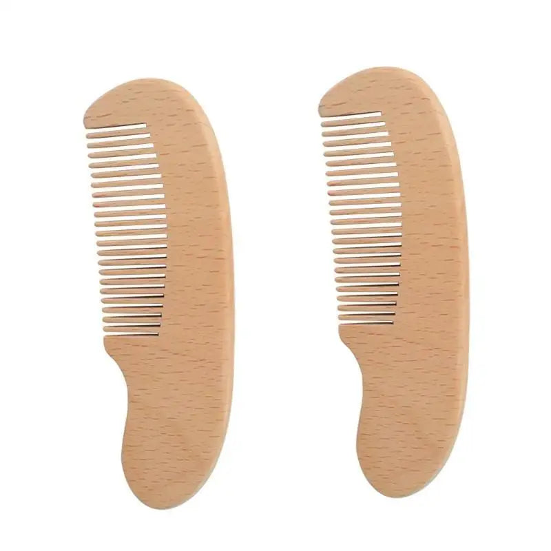 Baby Hair Comb Set 3-Piece | Beech Wool Brush & Scalp Massager