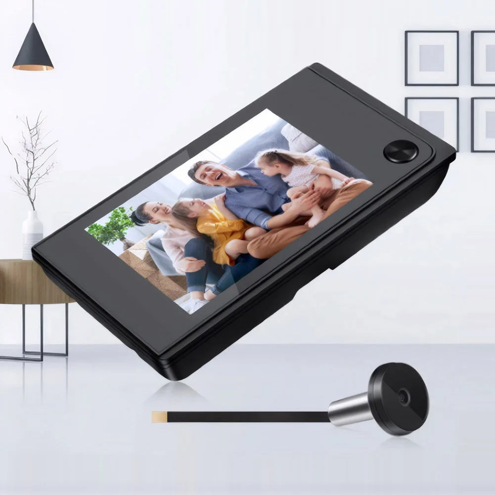 3.5" Wireless Video Doorbell Peephole Camera 120° Wide Angle