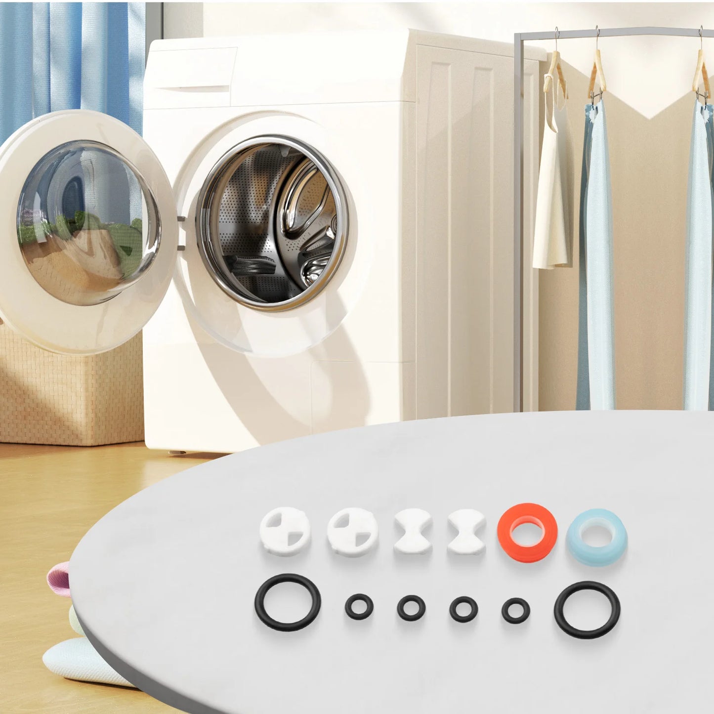 Faucet Tap Valve Cartridge Replacement Washers Mixer Round Ceramic
