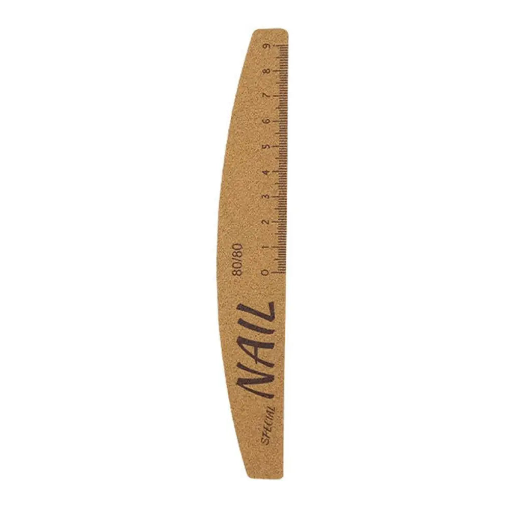 Dual-Sided Nail Files 100/150/180/240 Grit w/ Scale Guide