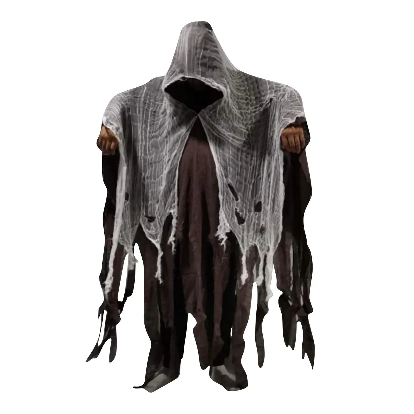 Halloween Gothic Hooded Cloak – Dementor Cosplay Cape Unisex