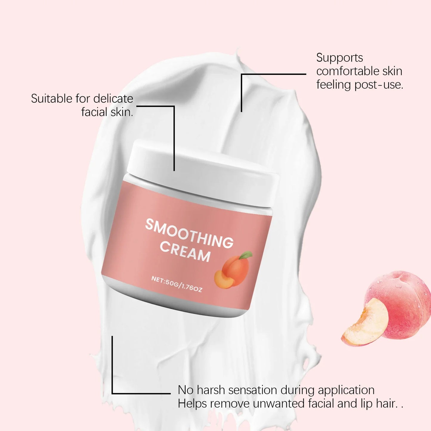 Gentle Facial Hair Removal Cream – Sensitive Skin 50g