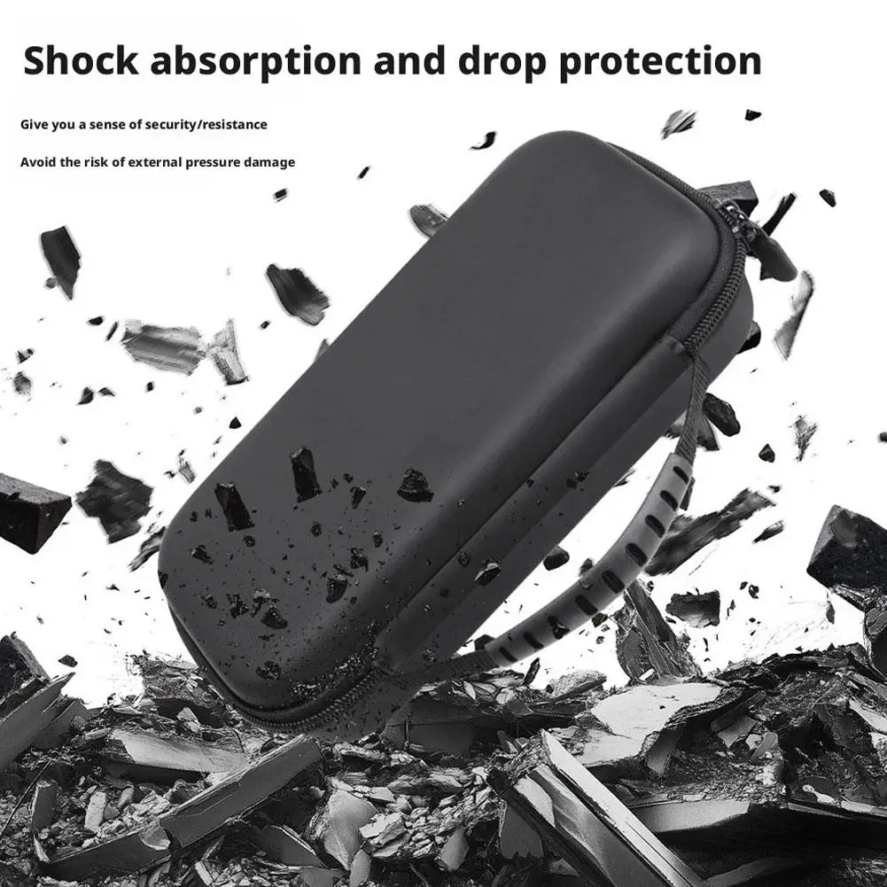 For Odin3 Handheld Console Storage Case EVA Leather-Textured Waterproof Shockproof Protective Carry Bag Peaceful Pleasures Health and Wellness