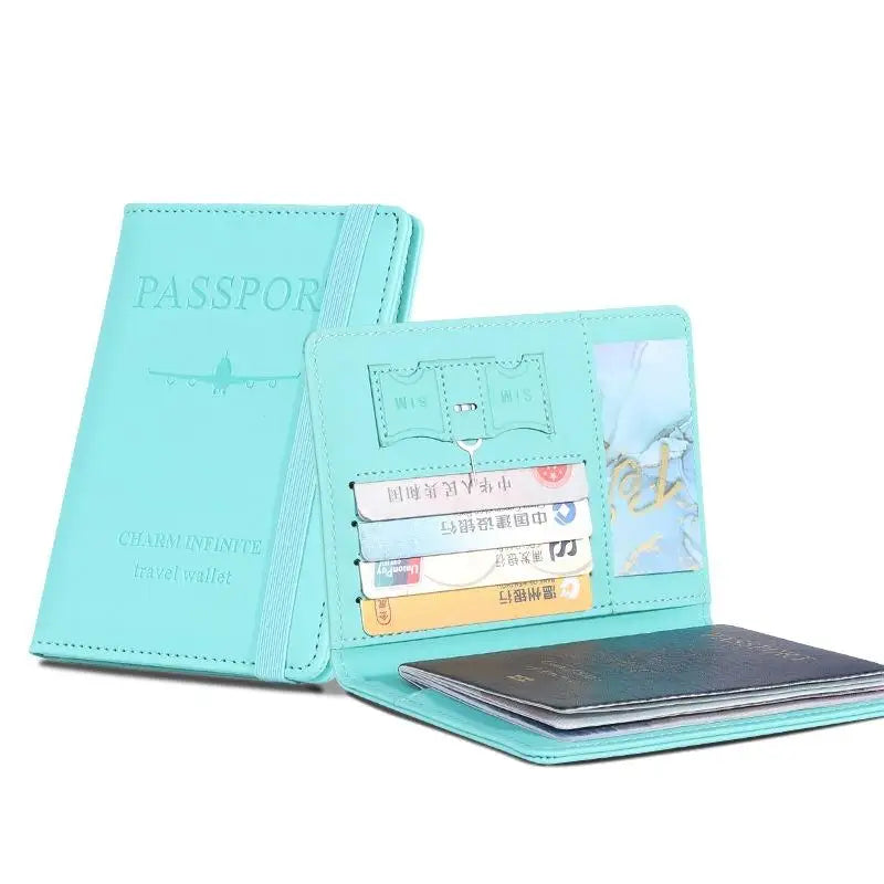 Waterproof PU Leather Passport Holder & Travel Wallet