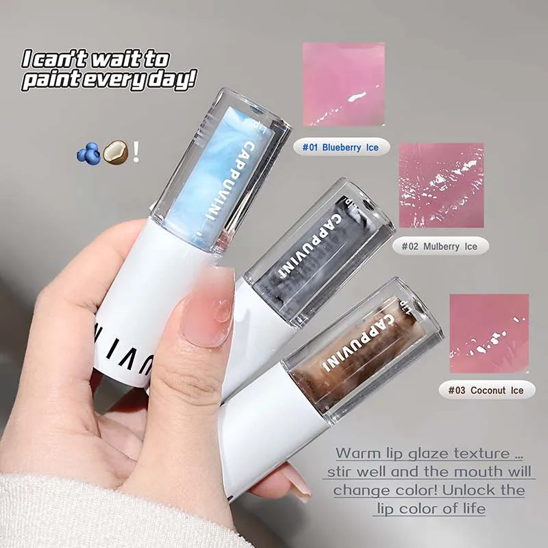Temperature Changing Lip Gloss | Icy Mirror Glass Finish