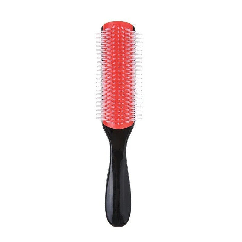 9-Row Detangling Hair Brush & Scalp Massager | Curly & Straight