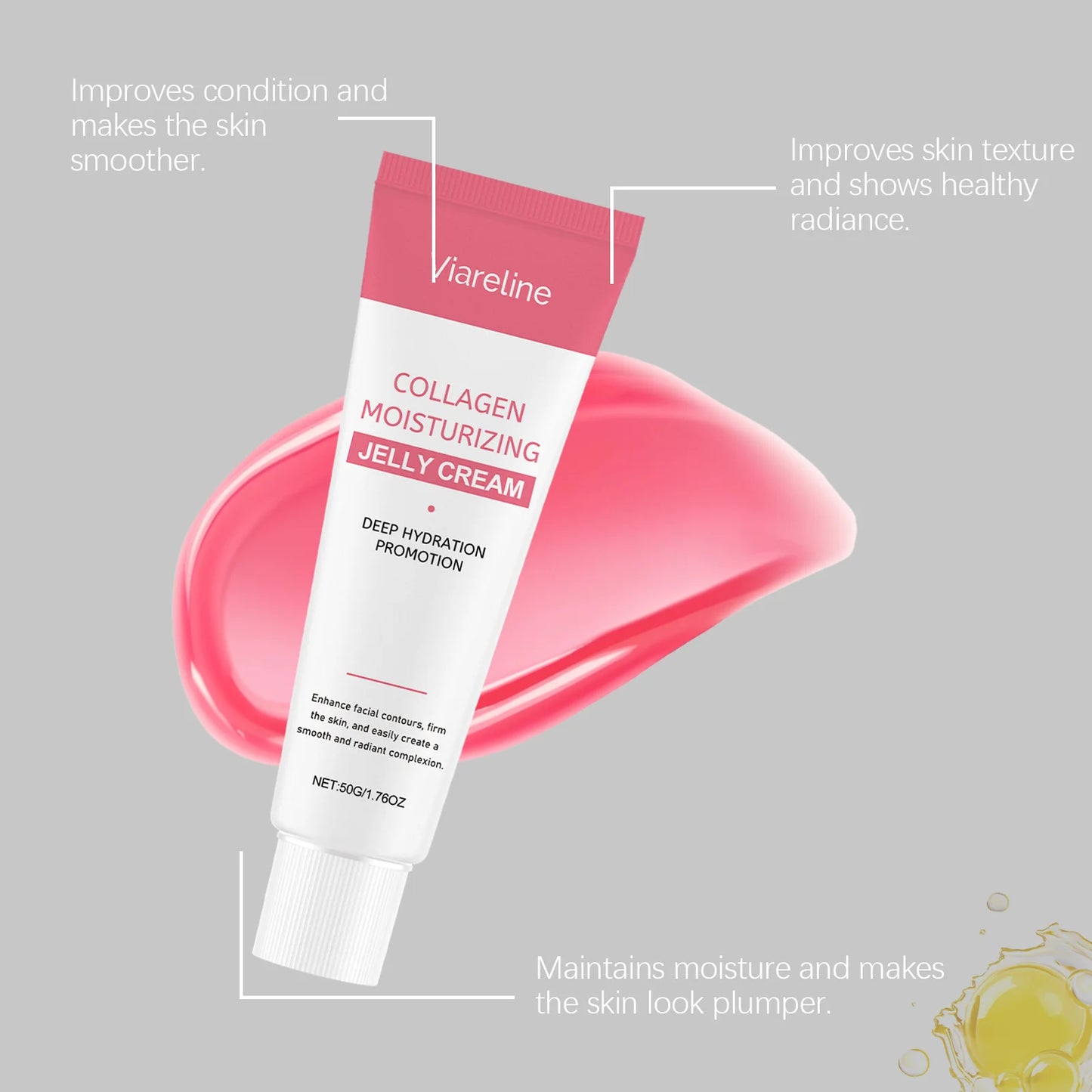 Collagen Moisturizer Brightening Revitalizing Hydrating Glowing Smoothing Firming Fade Fine Lines Soothing Repair Wrinkle Cream Peaceful Pleasures Health and Wellness