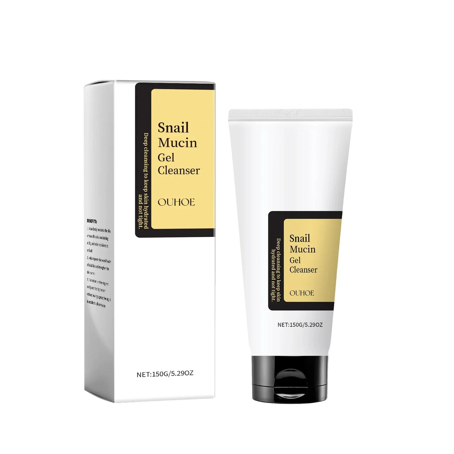 Snail Mucin 96% Face Cream, Essence & Cleanser – Hydrating Set