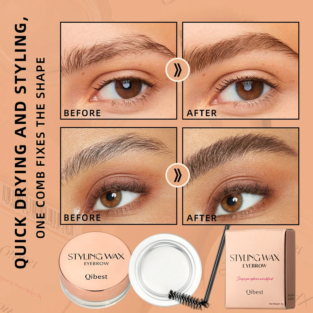 Eyebrow Shape Gel Soap Transparent Three-dimensional Eyebrow Gel Waterproof Long-lasting Brow Beauty Makeup Eyebrow Styling Wax Peaceful Pleasures Health and Wellness