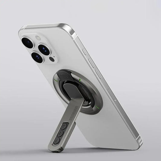360° Free Rotation Magnetic Phone Holder Lightweight Portable Phone Holder Soft Silicone Stress-relief Button Phone Accessory Peaceful Pleasures Health and Wellness