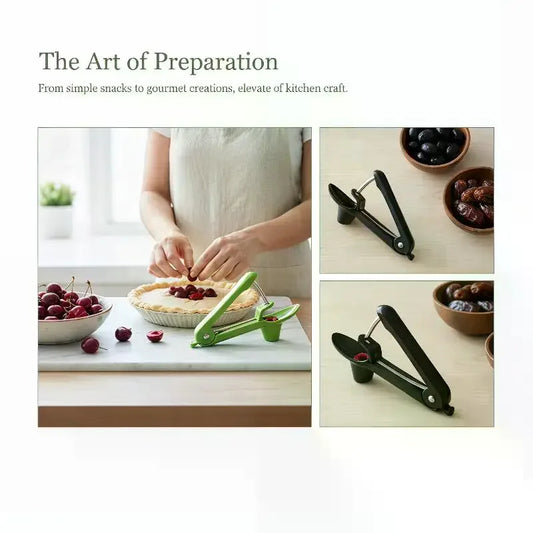 Cherry Pitter & Olive Corer | Stainless Steel Kitchen Tool Cherry Pitter Tool Peaceful Pleasures Health and Wellness