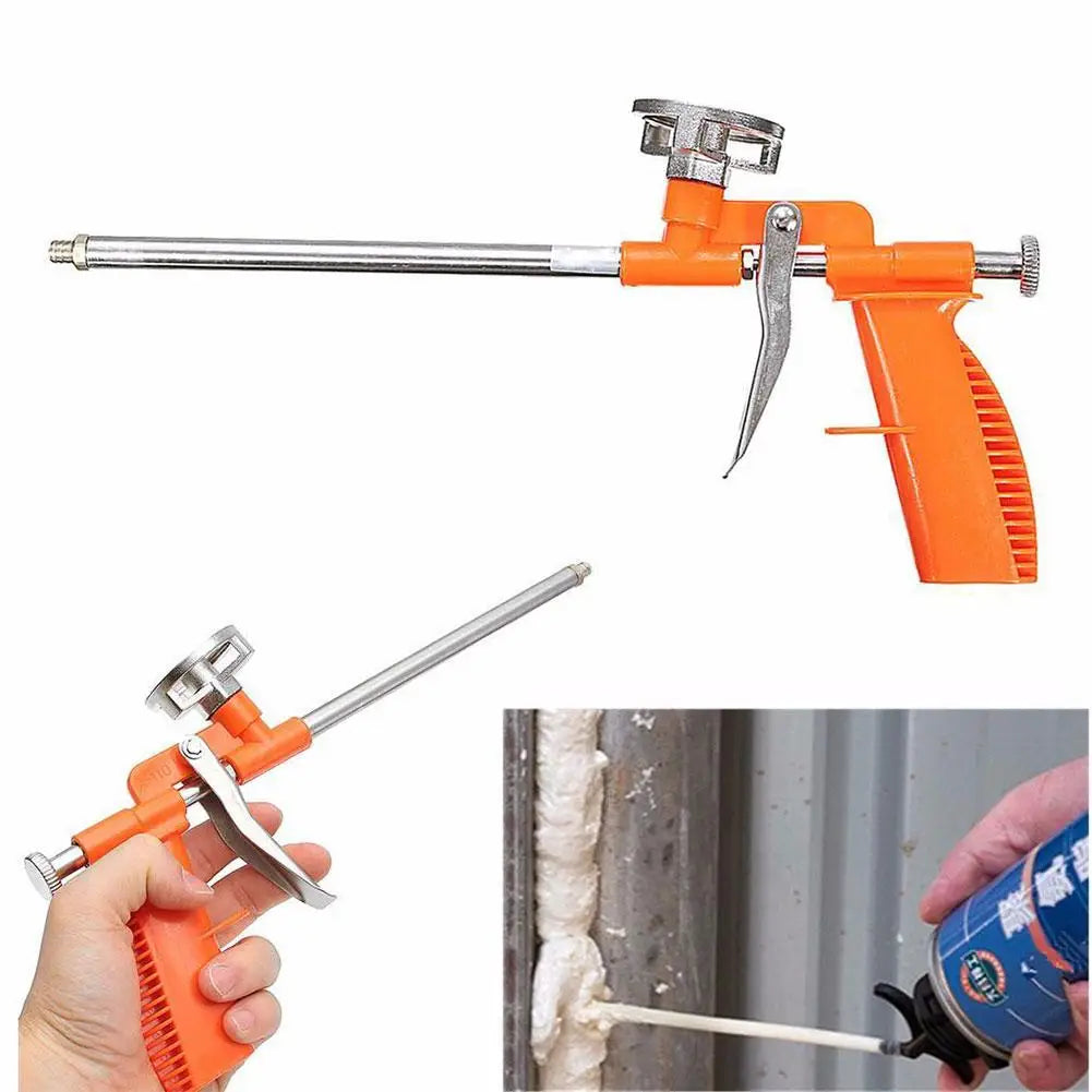 1pc Polyurethane Foam Agent Perfluorocarbon Foam Gun Manual Tool For House Renovat Expansion Foam Spray Gun Free Cleaning Peaceful Pleasures Health and Wellness