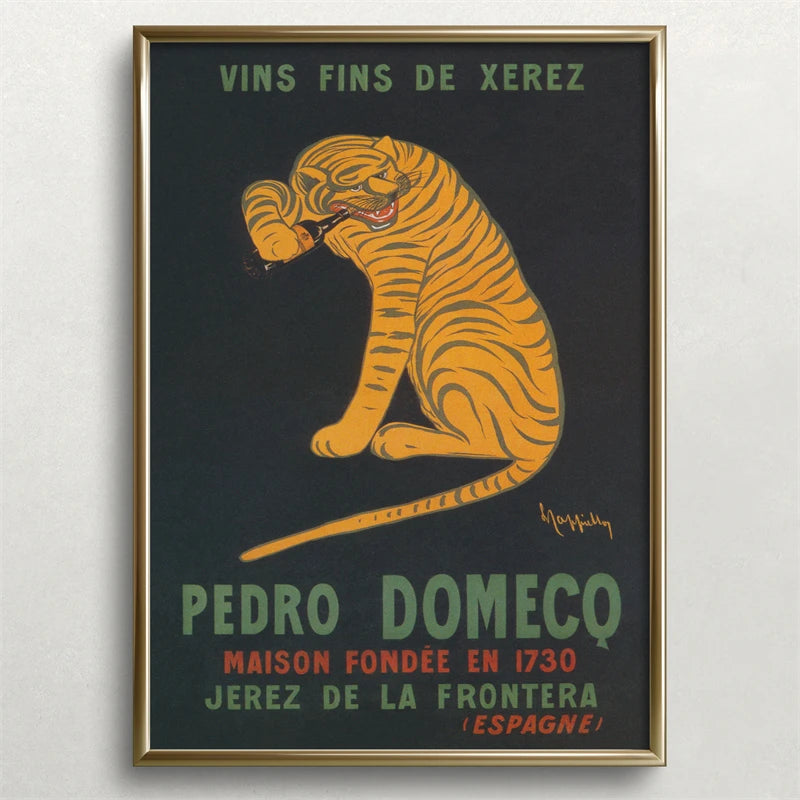 Vintage Beer and Cigarette Rodeo Poster Print Canvas Painting Wall Art Picture for Retro Bar Living Room Home Decoration Peaceful Pleasures Health and Wellness J0093-6 40x50cm