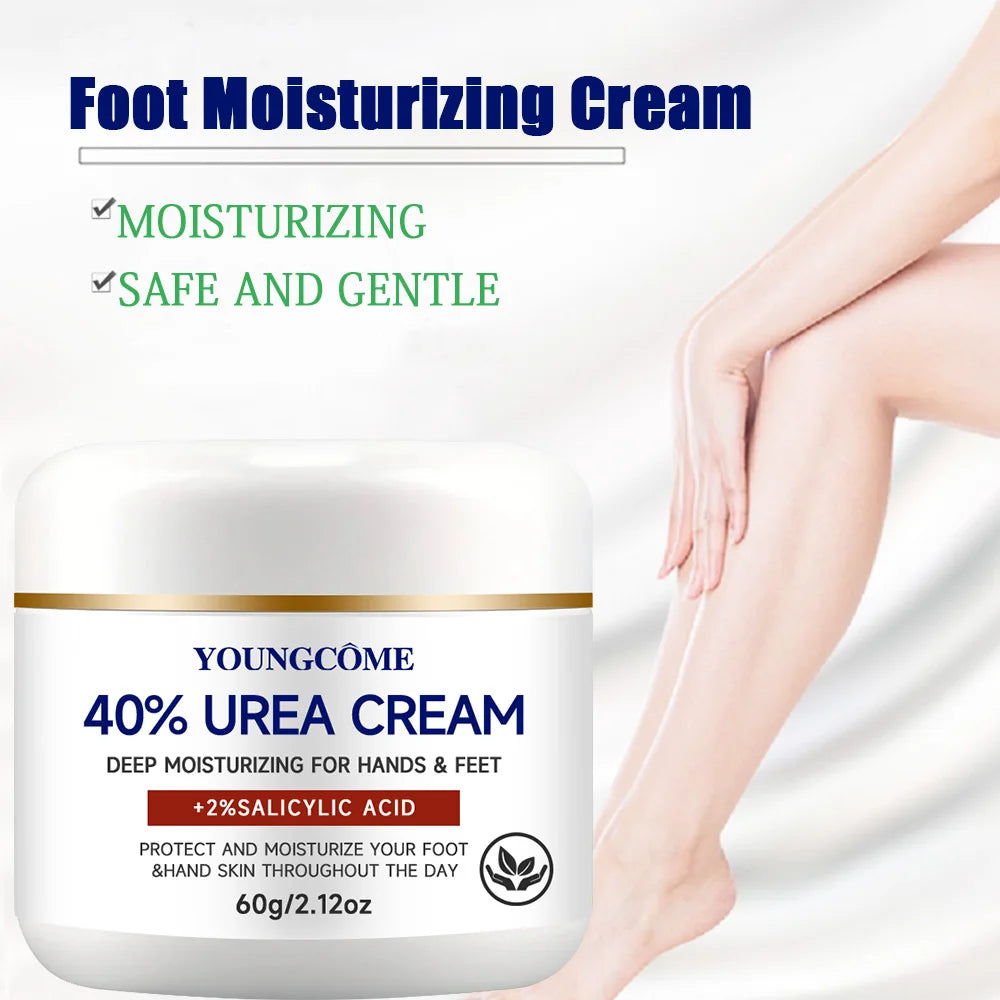 YOUNGCOME 40% Urea & 2% Salicylic Acid Foot & Hand Cream Hand & Foot Cream Peaceful Pleasures Health and Wellness