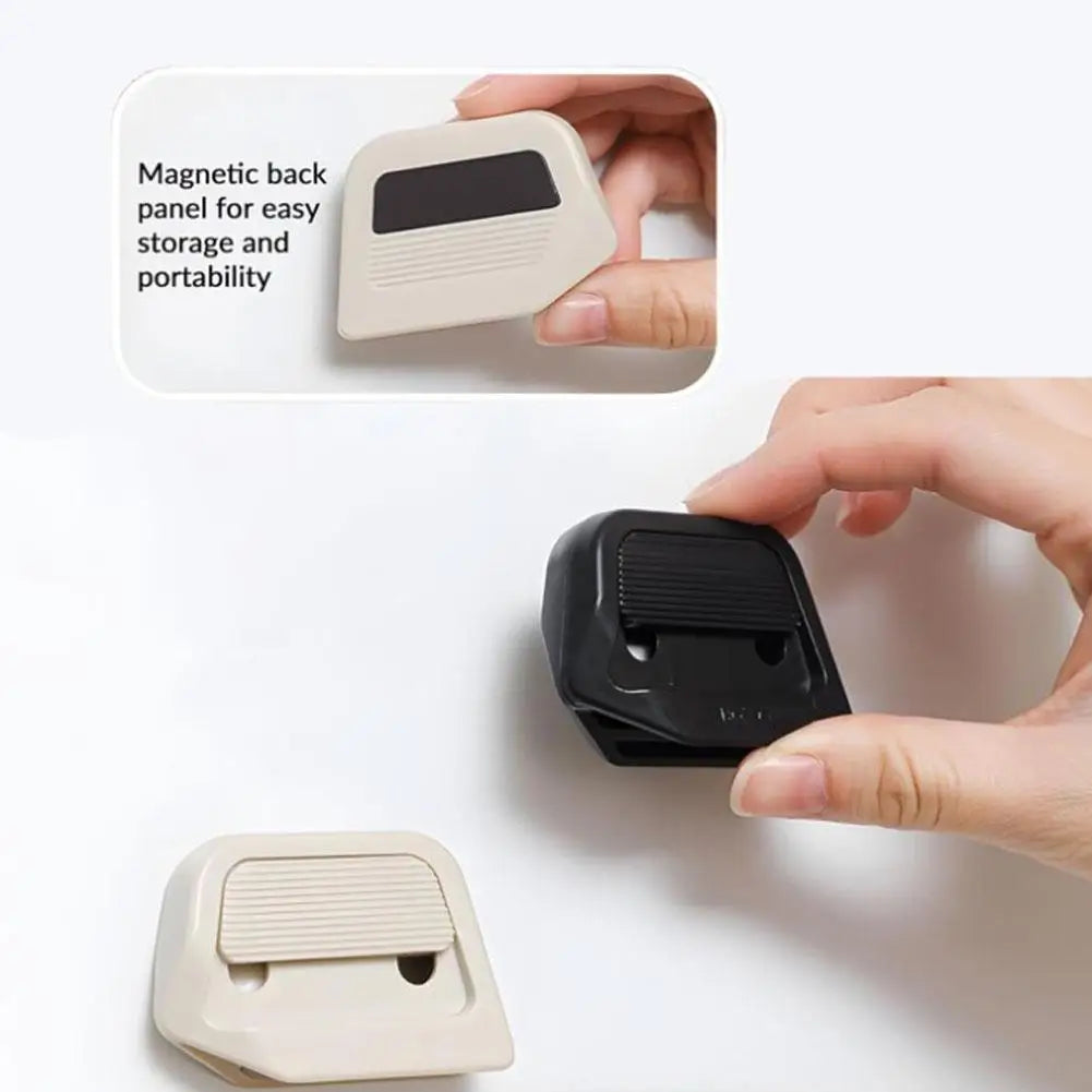 Retractable Magnet Parcel Cutter Seal Package Breaker Right Angle Groove Portable Safety Package Box Opener For Home Daily Use Peaceful Pleasures Health and Wellness