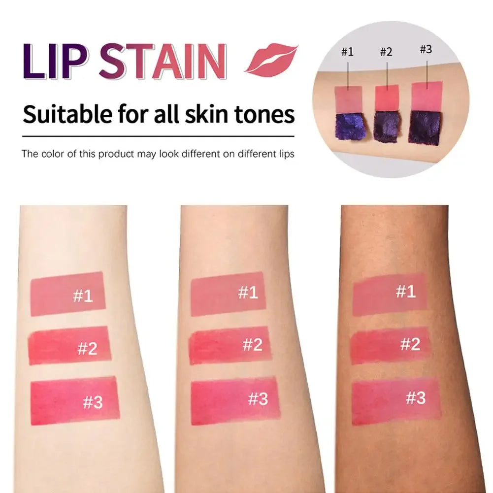Lip Liner Stain, Peel Off Lip Liner & Lip Gloss, Long Lasting Waterproof Matte Color and Glossy Shine, Transfer-Proof Lip Makeup Peaceful Pleasures Health and Wellness