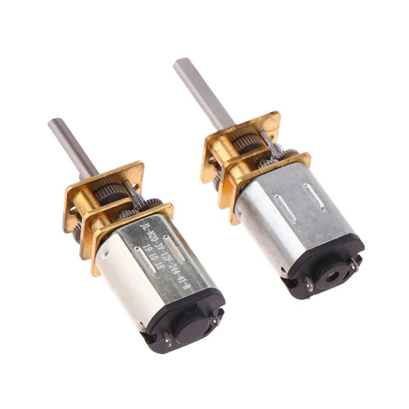 N20 Mini Metal Gear Motor DC 3V–12V 60RPM Gearbox Reducer DC Gear Motor Peaceful Pleasures Health and Wellness