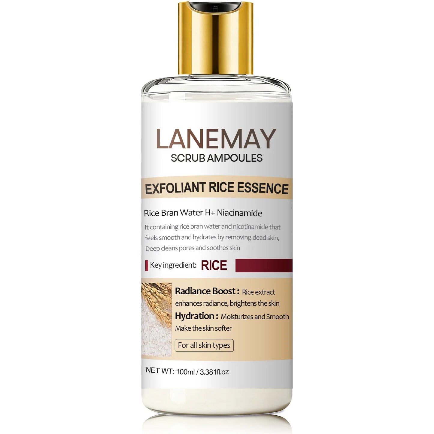 Rice Extract Exfoliating Essence – Smoother, Brighter Skin