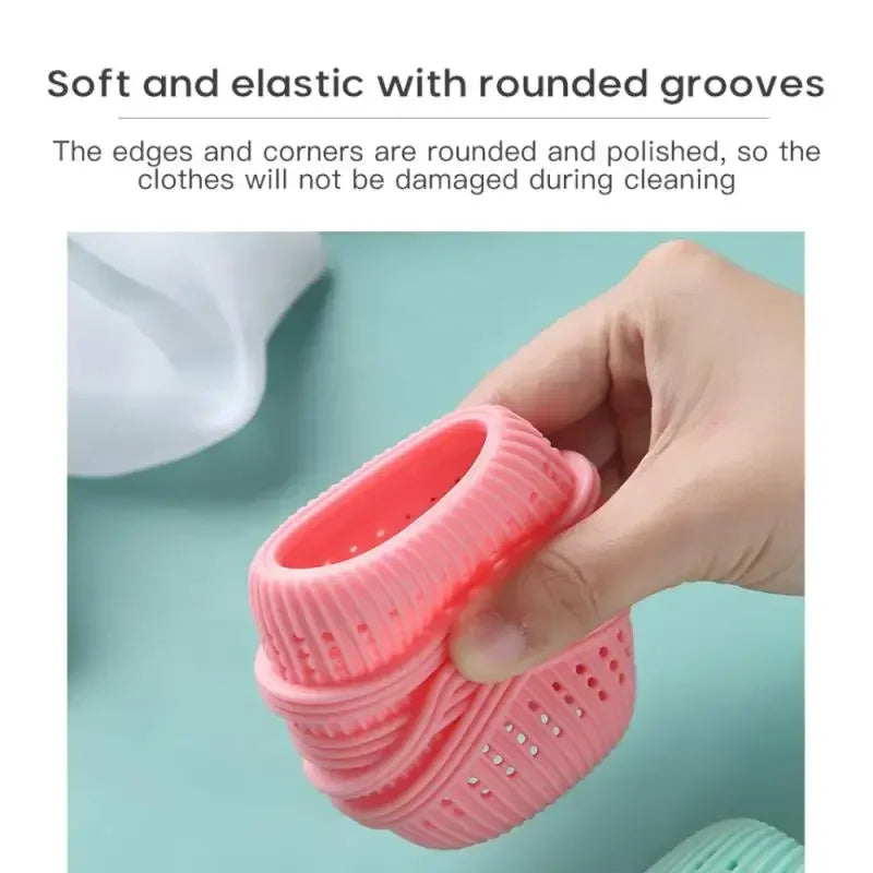 Silicone Laundry Ball Anti Entanglement Large Household Washing Machine Washing Ball TPE Clothing Washing and Cleaning Ball New Peaceful Pleasures Health and Wellness