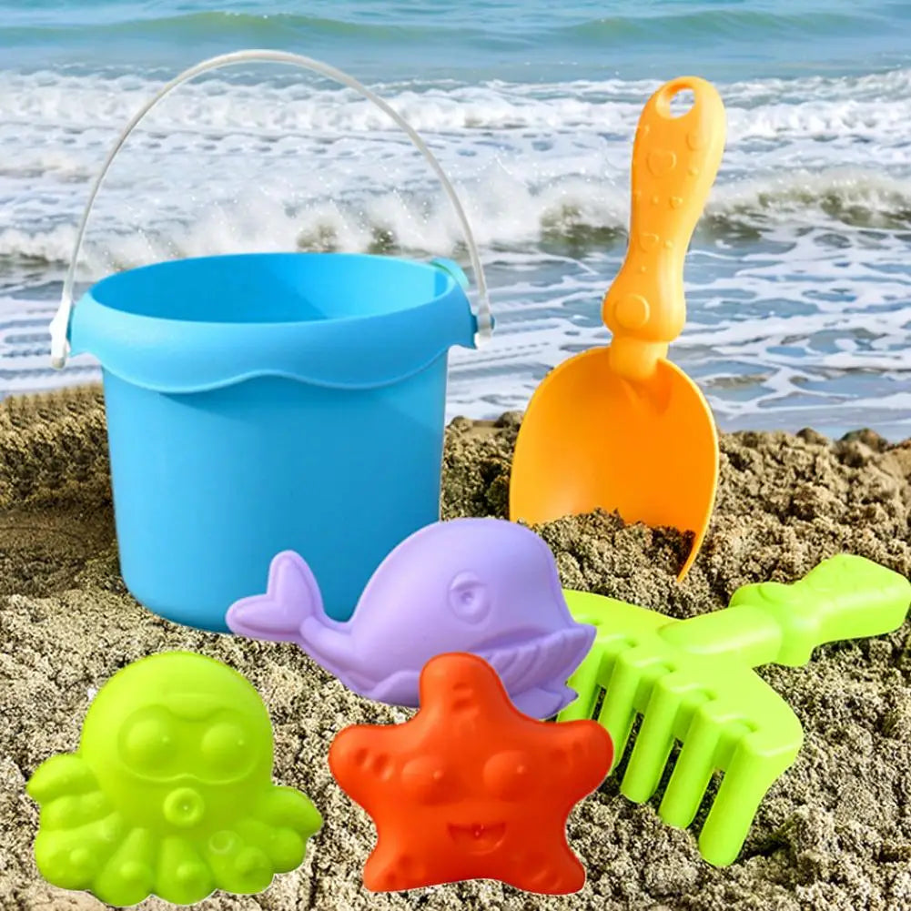 Kids Beach Sand & Water Play Set – Bucket, Shovel & Rake
