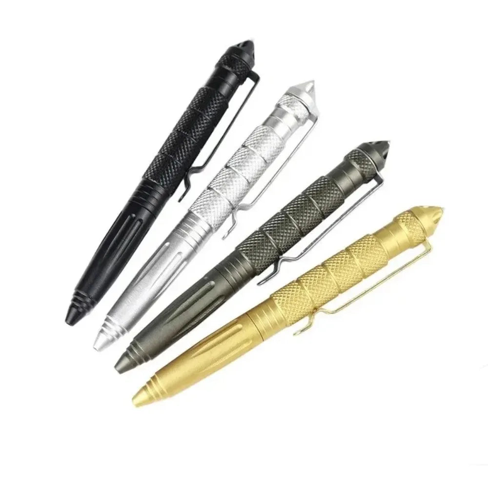 Tactical Pen Self Defense Multifunction Emergency Survival Tool Glass Breaker Tungsten Steel Writing Pen Outdoor Rescue Escape Peaceful Pleasures Health and Wellness