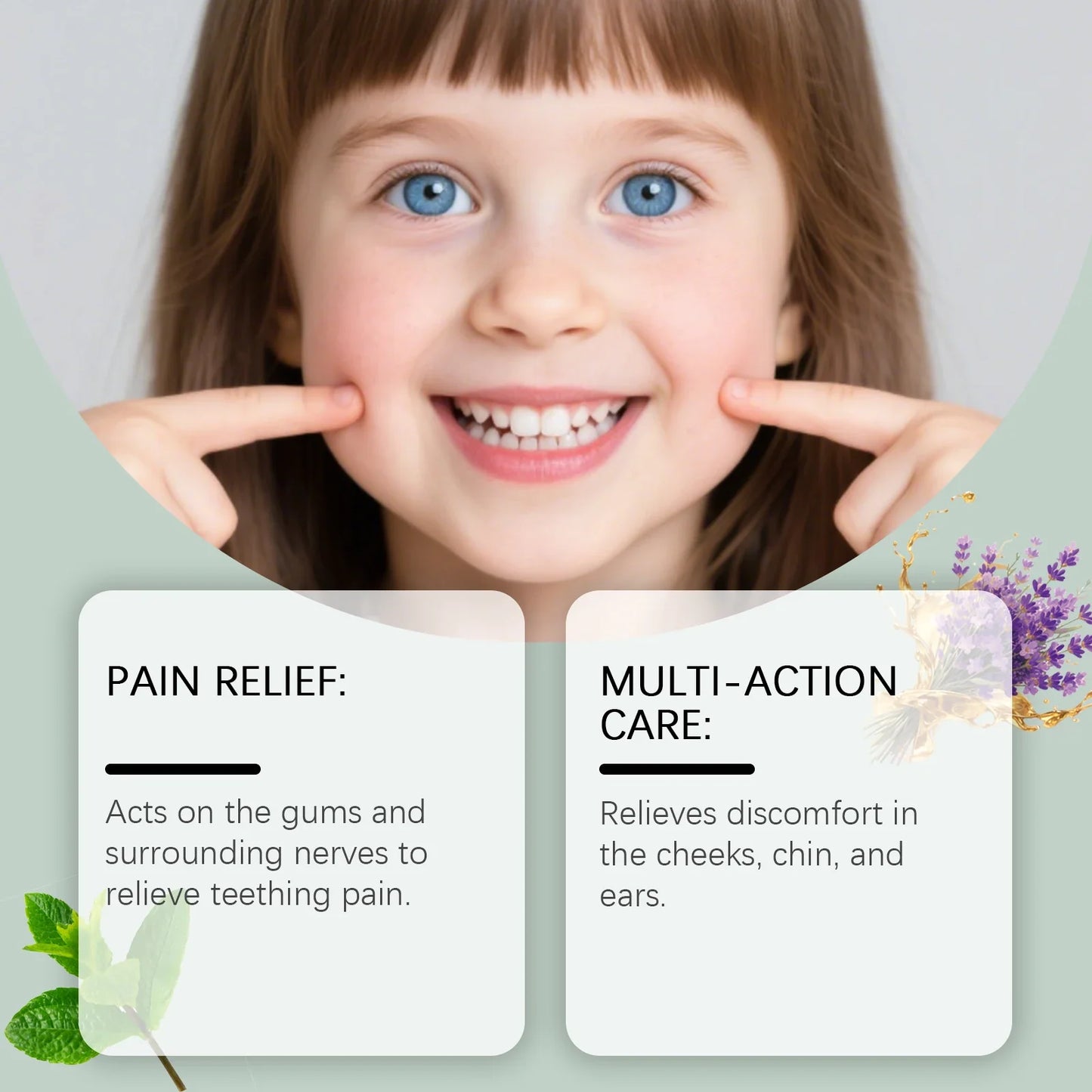 Baby Teething Comfort Roller – Gentle Moisturizing Skin Cream