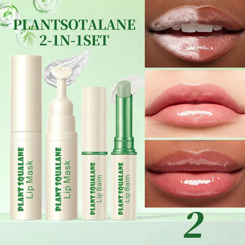 Dk'De 2-in-1 Lip Balm & Lip Mask Set | Hydrating Night Repair