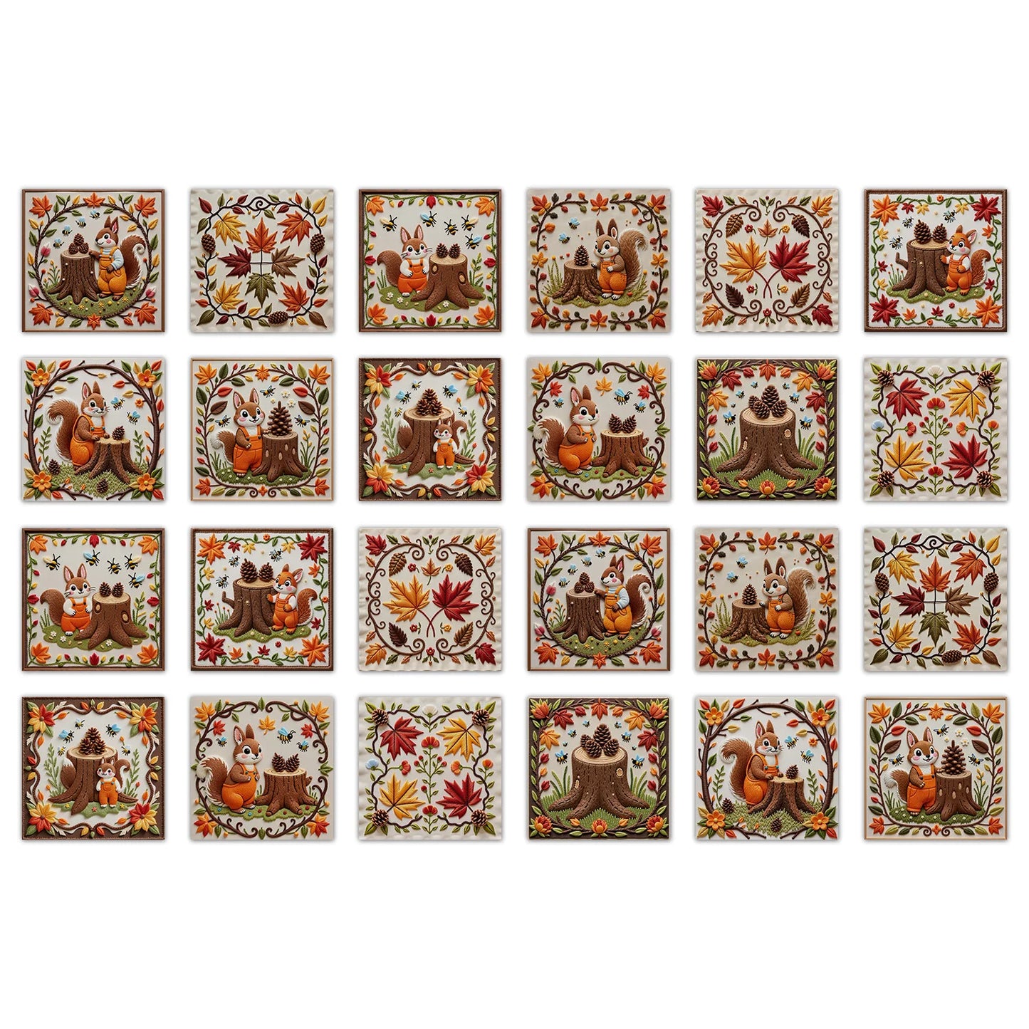 24 pieces European style flower tiles wall stickers Self-adhesive kitchen bathroom decorative ceramic tiles stickers glossy crys Peaceful Pleasures Health and Wellness NHZ38 20X20cm 24PCS