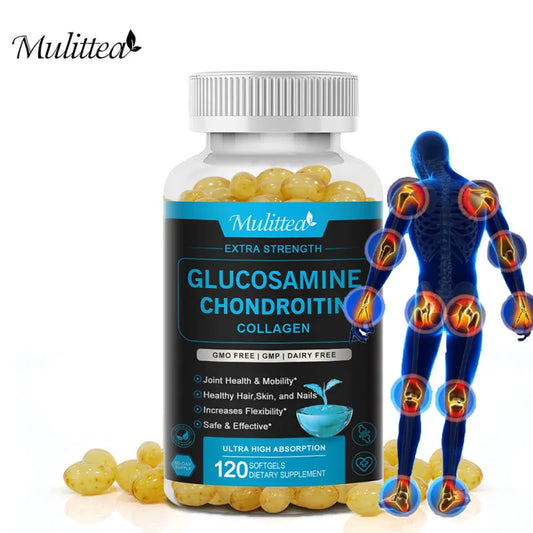 Glucosamine & Chondroitin Joint Support Supplement – 120 Capsules Peaceful Pleasures Health and Wellness