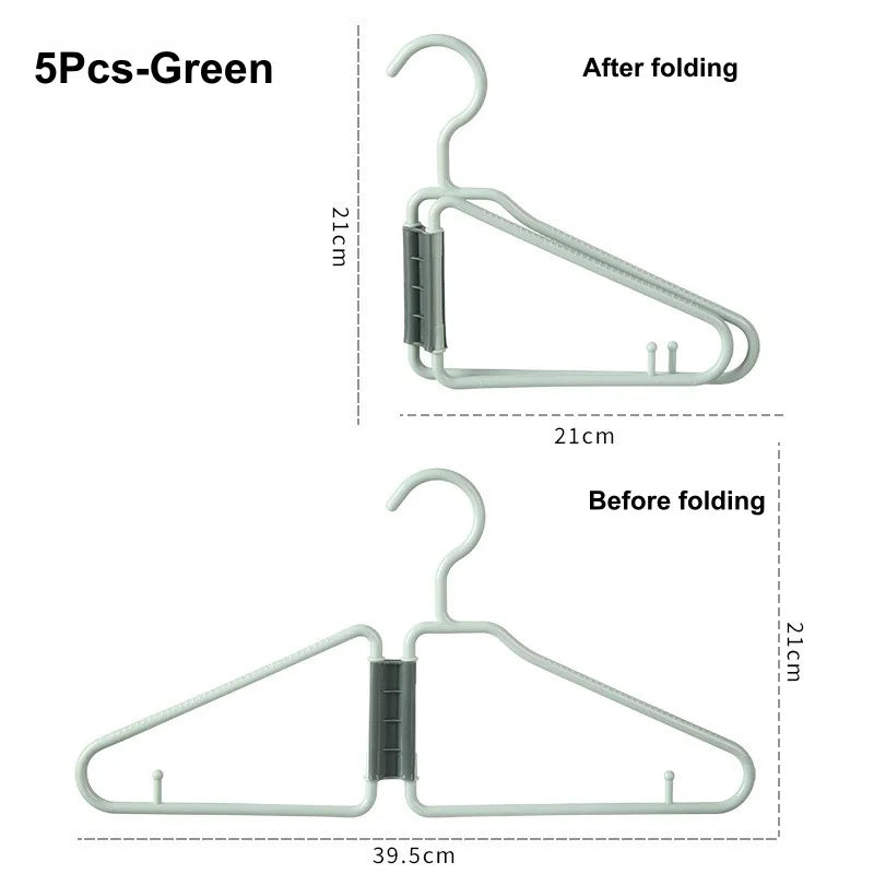 Foldable Travel Clothes Hangers – Portable Space-Saving