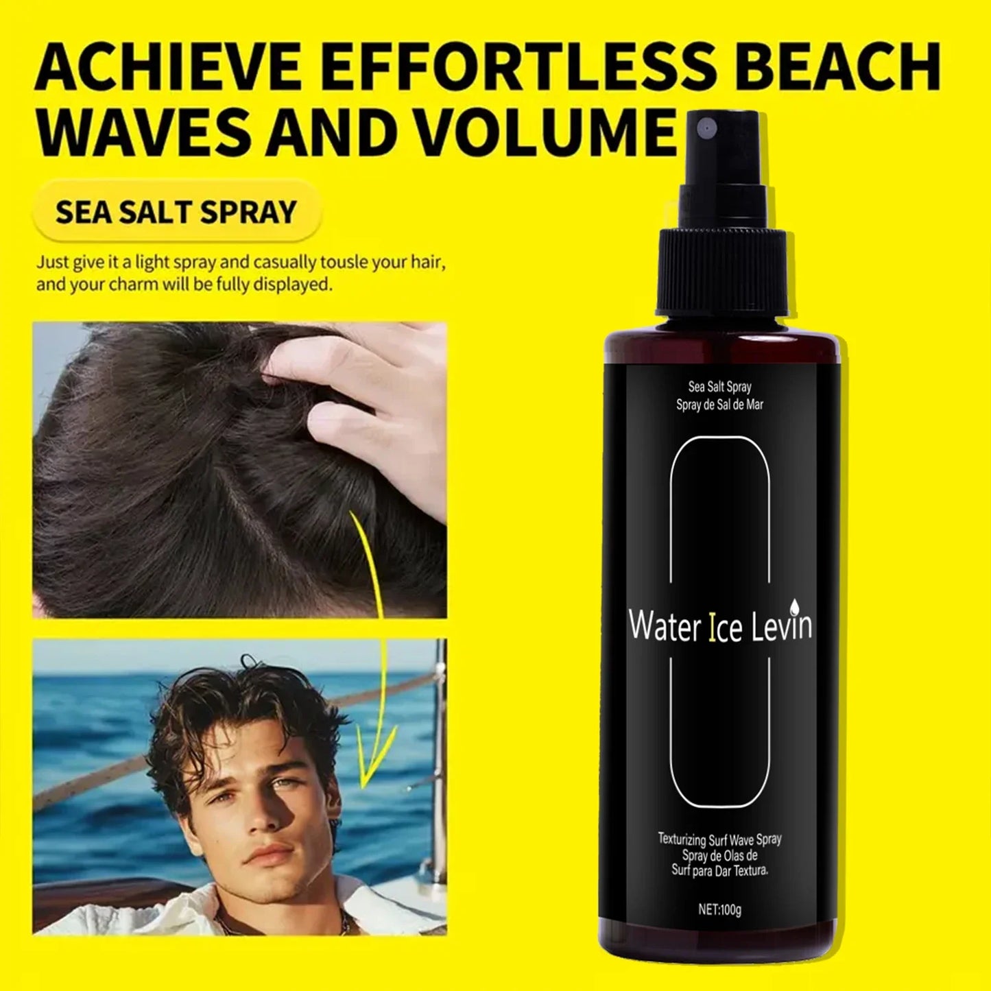 Beach Wave Spray – Kelp & Magnesium Sulfate Texturizer 100g