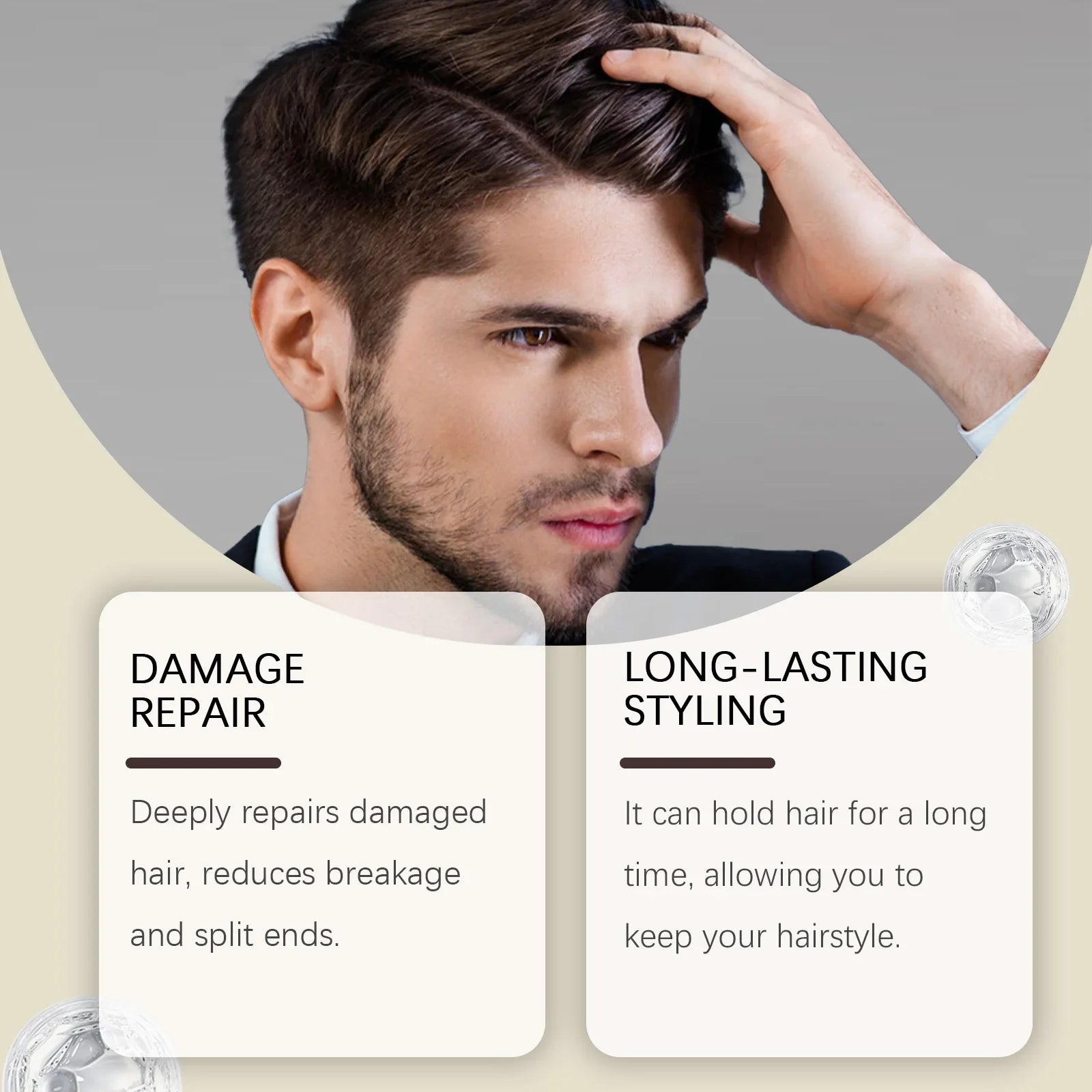 East Moon Strong Hair Wax – Non-Greasy Edge Control 60g Hair Styling Wax Oasis Select