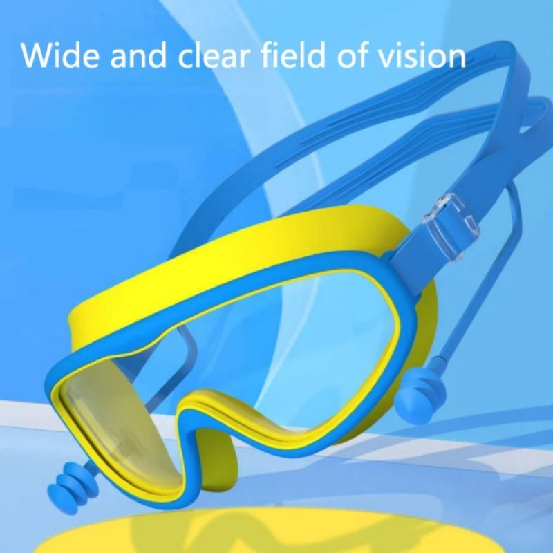 Anti-fog High-definition Swimming Goggles High-definition Non-clogging Swimming Goggles Large-frame Swimming Goggles Peaceful Pleasures Health and Wellness
