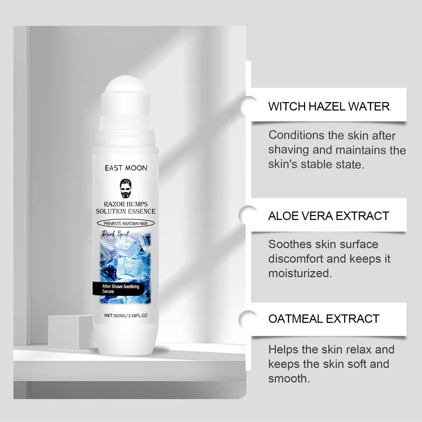 East Moon Men Aftershave Serum | Soothing, Moisturizing 100ml
