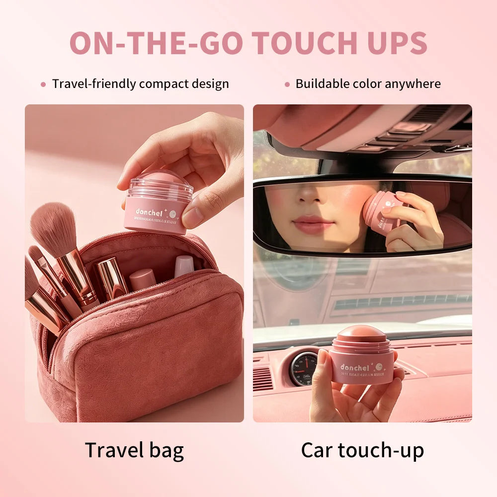 Soft Beam Blush Cream Multi Purpose Lipstick, Eye Shadow, Powder Blusher Long Lasting Makeup Smooth Creamy Texture Blusher Cream Peaceful Pleasures Health and Wellness