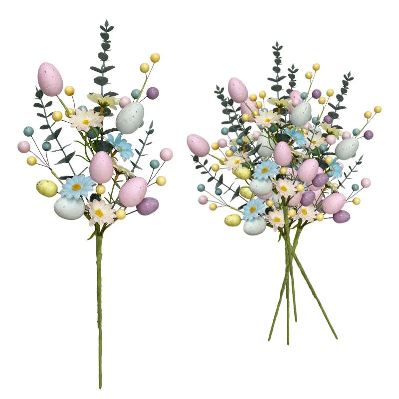 Artificial Easter Egg Faux Flower Arrangement – Wedding & Home