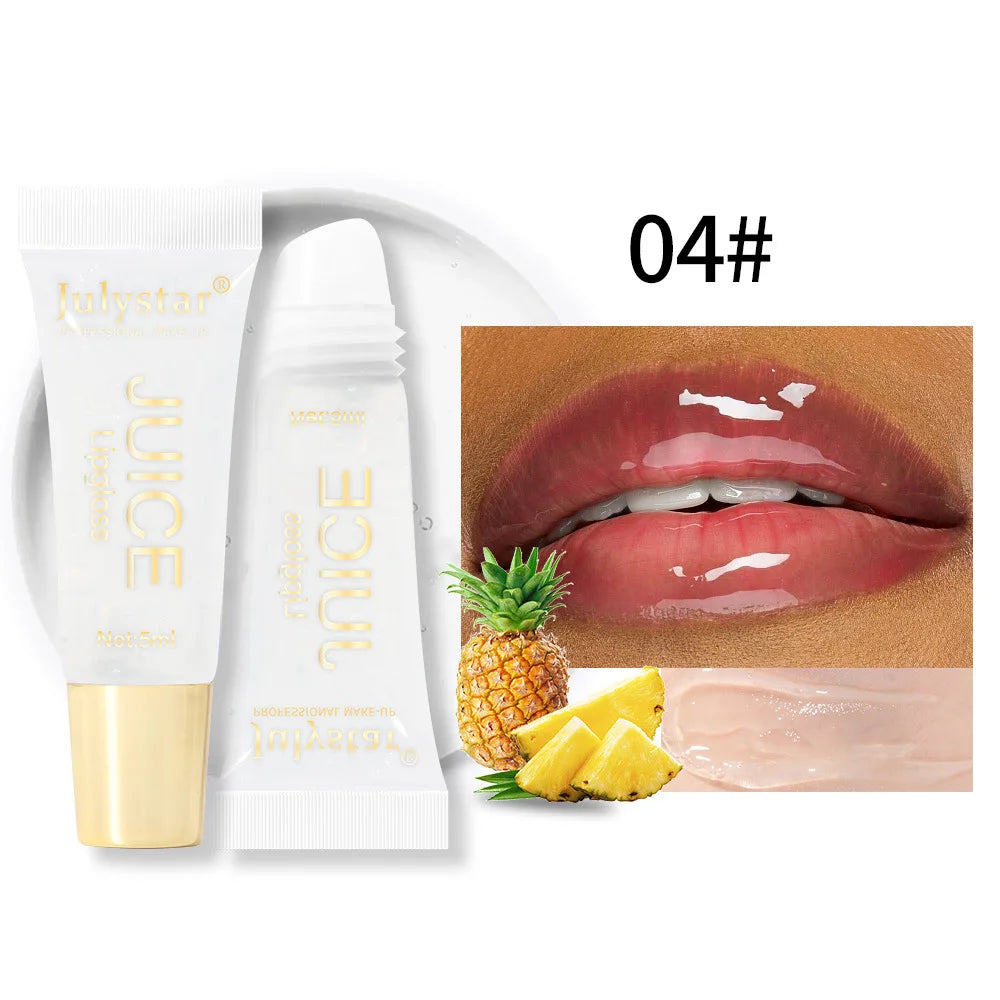 Julystar Nude Plumping Lip Gloss & Fruit Lip Oil – 5ML