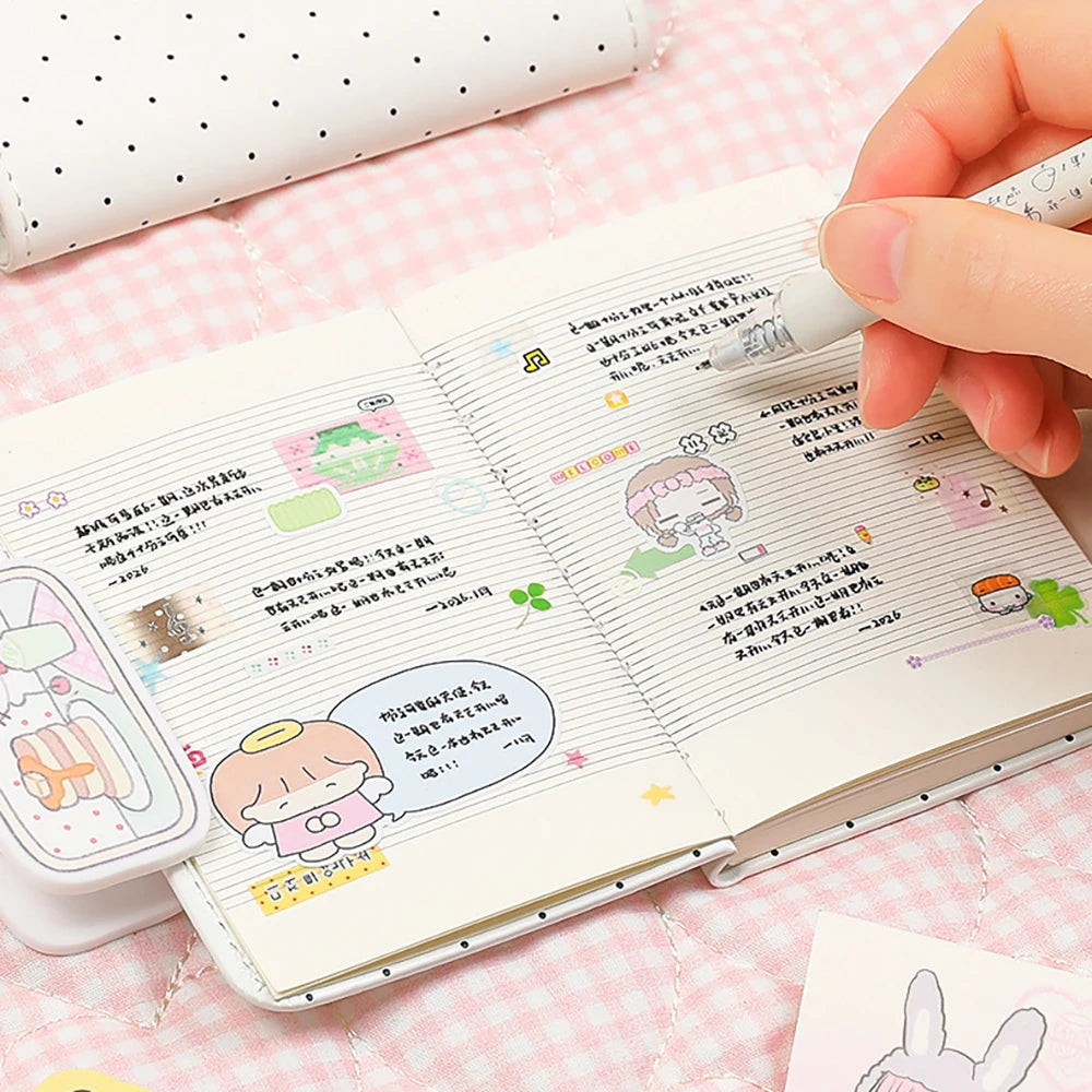 Polka Dot M5 Leather Notebook Instagram Diary DIY Portable Pocket