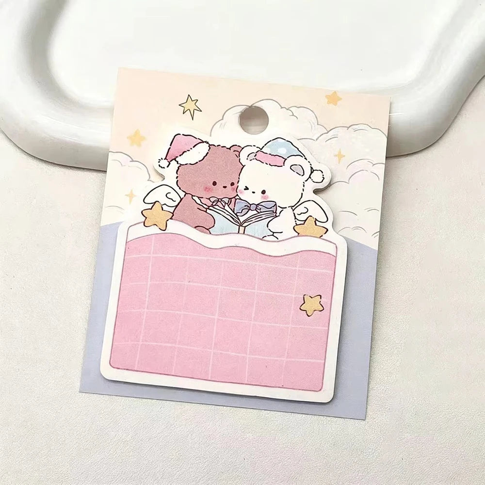 Little Bear Time Cat Alien Convenience Sticker Cute Material Ins
