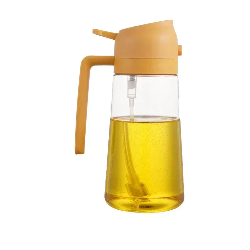 500ml Oil Spray Bottle for Kitchen, Air Fryer, BBQ & Camping